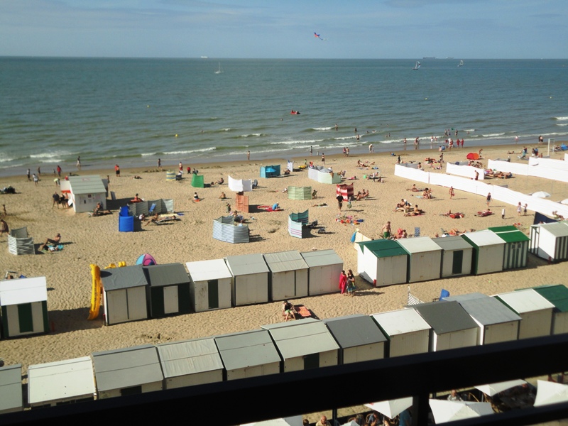 wenduine zee zon strand augustus 2011